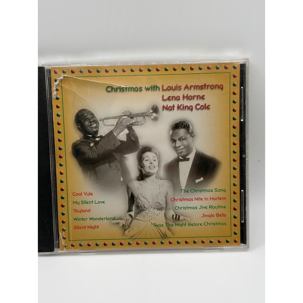 Christmas with Louis Armstrong Lena Horne Nat King Cole CD KRB 6151-2 Jazz